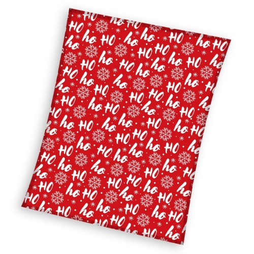 Koc świąteczny Coral 150x200 cm Hohoho