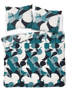 Pościel z bawełny satynowej 220x200 cm 4199 A