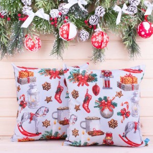 Poszewka świąteczna 40x40 cm wzór 86