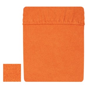 Prześcieradło frotte 120x200 cm z gumką Pomarańcz