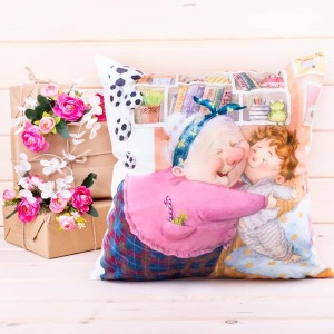 Poszewka ozdobna 40x40 cm - Dla Babci 1