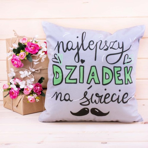 Poszewka ozdobna 40/40 cm - Dla Dziadka 4