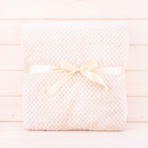 Koc Wafelek 160x200 cm Beżowy