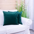 Poszewka ozdobna 40x40 cm Velvet Ciemna zieleń 11/280