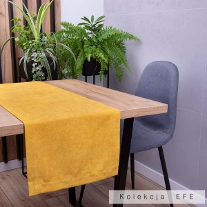 Obrus EFE 140x140 cm Musztarda kwadrat