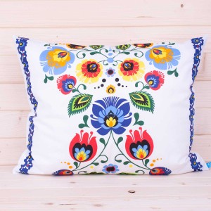 Poszewka z bawełny 50x60 cm  Łowicka 1