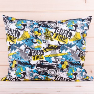 Poszewka z bawełny 50x70 cm Goal time 2