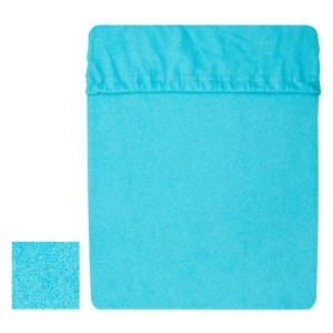 Prześcieradło frotte 120x200 cm z gumką Turkus