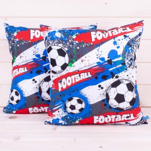 Poszewka z bawełny 40x40 cm Football 10