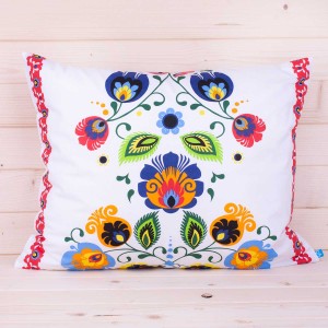 Poszewka z bawełny 50x60 cm Łowicka 2