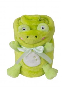 Kocyk Willy 85x100 cm Żabka zielony