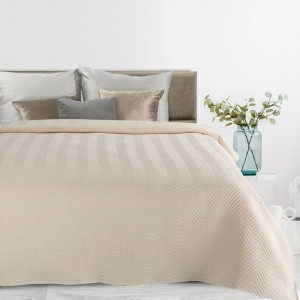 Narzuta Len 3 220x240 cm Kremowa