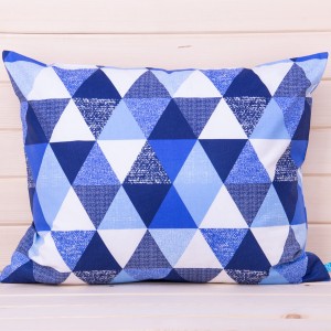 Poszewka z bawełny 70x80 cm Trójkąty 2