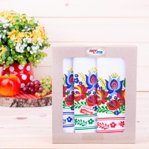 Komplet ścierek 3 szt Folk