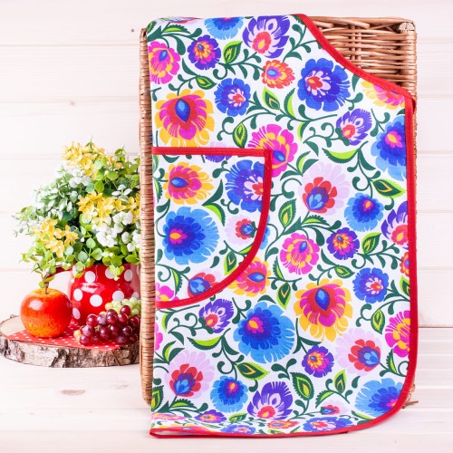 Fartuch kuchenny Łowicki biały 1