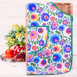 Fartuch kuchenny Łowicki biały 2