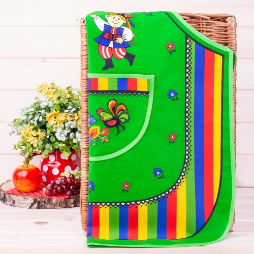 Fartuch kuchenny Krakowski zielony
