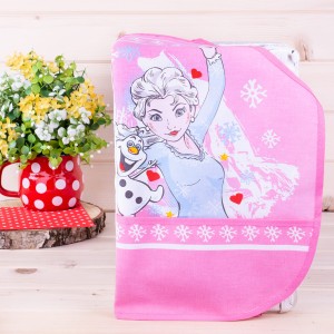 Fartuszek dziecięcy mały Kraina Lodu różowy