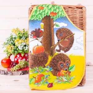 Fartuszek dziecięcy średni Jeż żółty