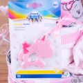 Tort z pampersów It'is a girl różowy 3