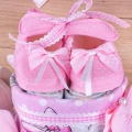Tort z pampersów It'is a girl różowy 3