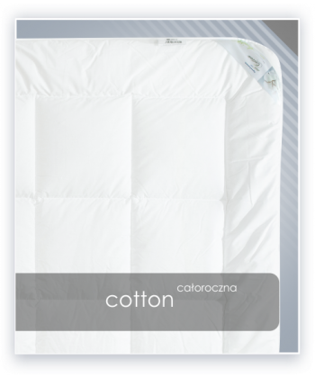 Kołdra Antyalergiczna Cotton 220/200 cm - kołdra całoroczna