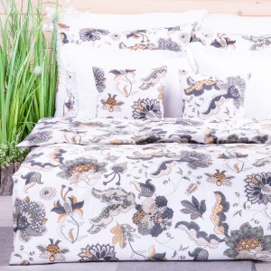 Pościel bawełniana 140x200 cm Orientalne kwiaty