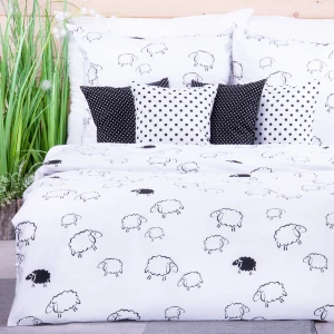 Pościel bawełniana 130x160 cm Baranki