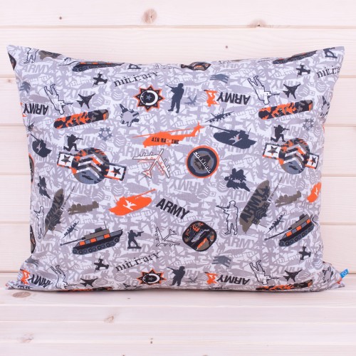 Poszewka z bawełny 70x80 cm Czołgi