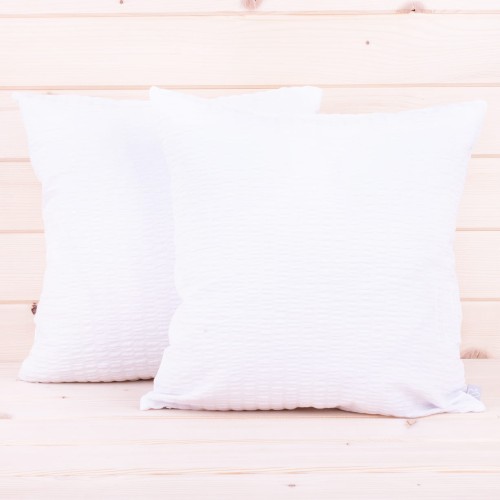 Poszewka z kory 40x40 cm Biała