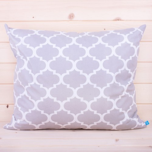 Poszewka z bawełny 40x60 cm Maroko na szarym