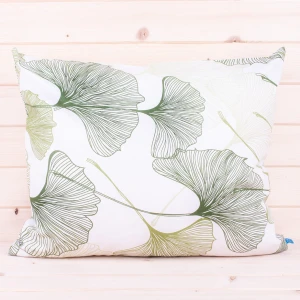 Poszewka z bawełny 50x60 cm Miłorząb na kremie 1