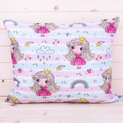 Poszewka z bawełny 50x60 cm Księżniczki 2