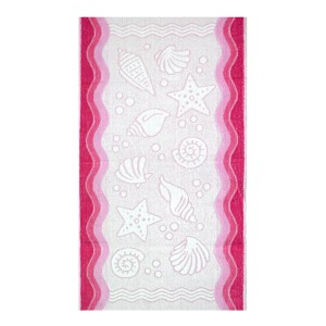 Ręcznik Flora Ocean 40x60 cm Różowy