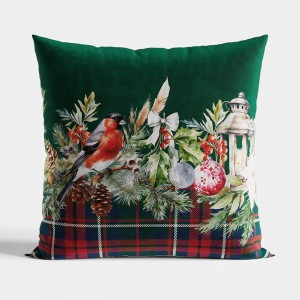 Poszewka świąteczna 40x40 cm Girlanda