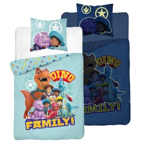 Pościel świecąca w ciemności 160x200 cm DINO 01