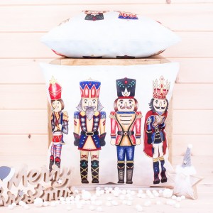 Poszewka świąteczna 40x40 cm Dziadek do orzechów wzór 5