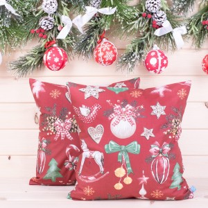 Poszewka świąteczna 40x40 cm wzór 95