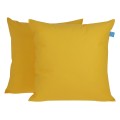 Poszewka z bawełny 40x40 cm Ciemny żółty
