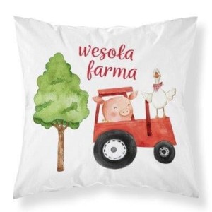 Poszewka bawełniana 40x40 cm PSBA 04 A Wesoła farma