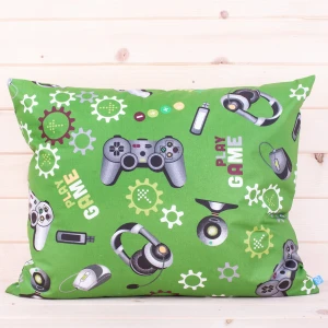 Poszewka z bawełny 50x60 cm Gra