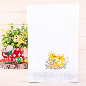 Ścierka kuchenna Kurki szara