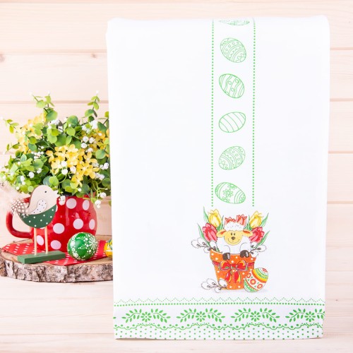 Ścierka kuchenna Baranek 2 zielona