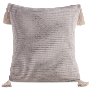 Poszewka ozdobna 45x45 cm Boho 3 Krem+srebro