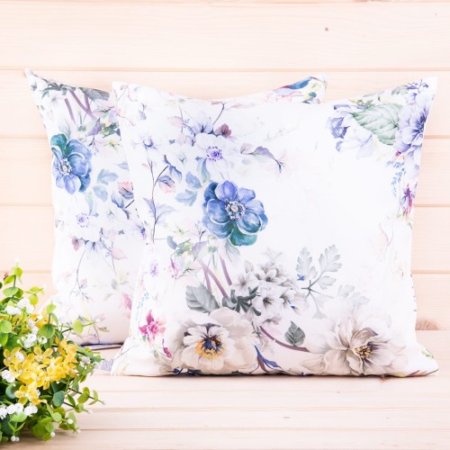 Poszewka ozdobna 40x40 cm Oxford Kwiaty 400765/002