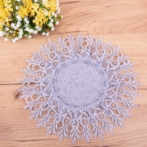 Serwetka DA-555 30 cm szary koło