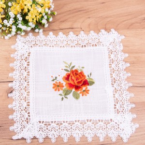 Serwetka haftowana 30x30 cm 3405 Róża