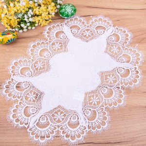 Serwetka 30x45 cm NL-203 z gipiurą biała