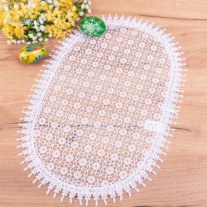 Serwetka 30x45 cm ST620 cała gipiura Biała