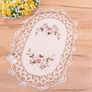 Serwetka DA-3903 30X45 cm Szydełko + kwiaty naszyw